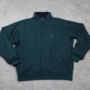 Zero Restriction Jacket Mens Large Green Summerweight Micro-Fibre Polyester Golf